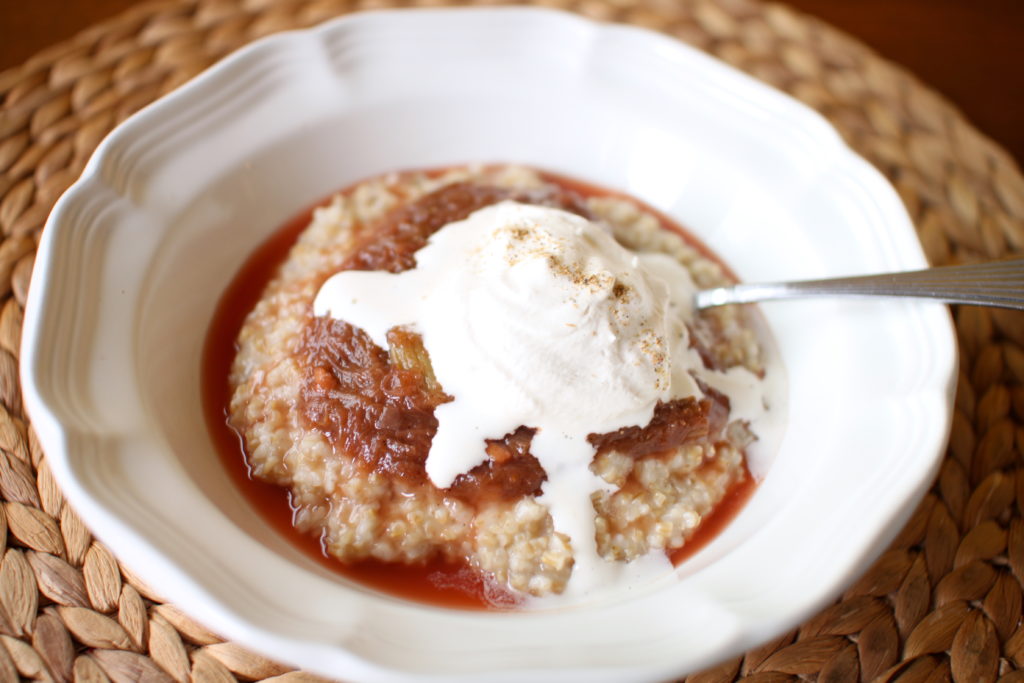 Rhubarb Oatmeal Recipe