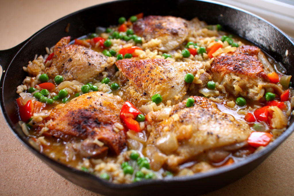 Spanish Saffron Chicken And Rice Recipe