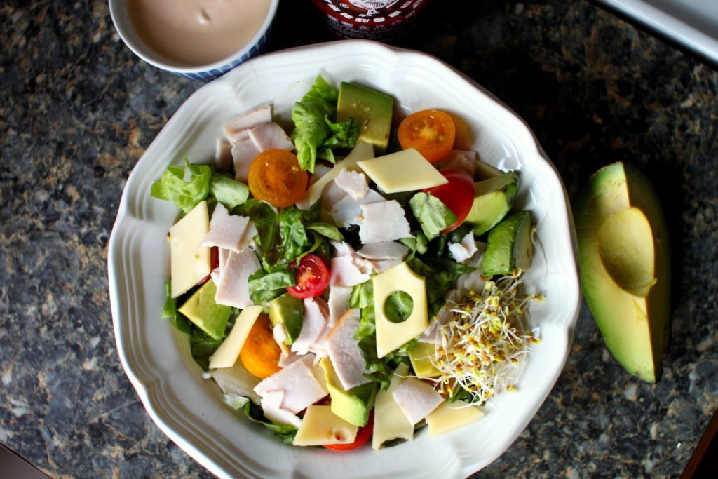 Turkey and Swiss Salad