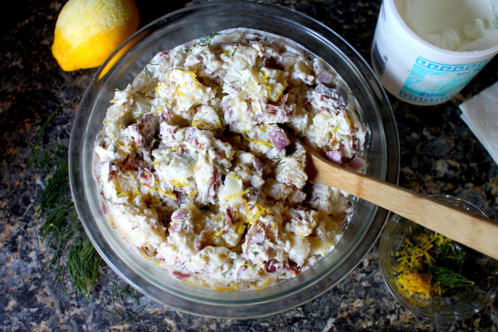 Bacon Shallot Potato Salad