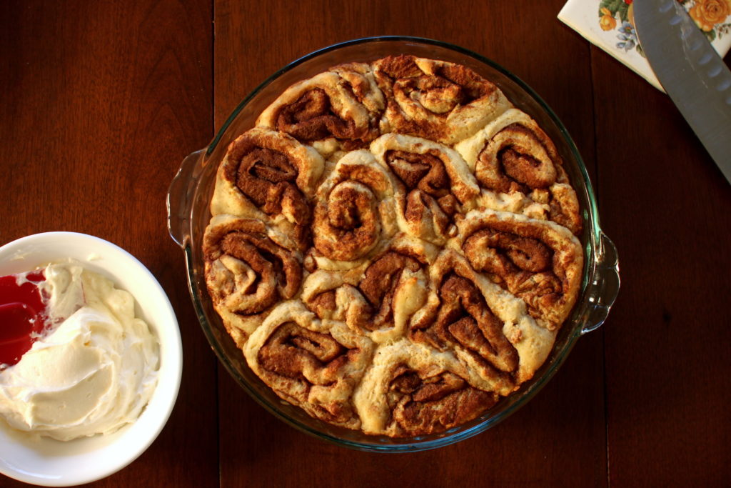 Baked gluten-free cinamon rolls