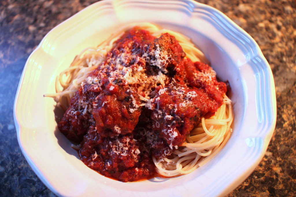 Gluten-Free Meatballs and Spaghetti